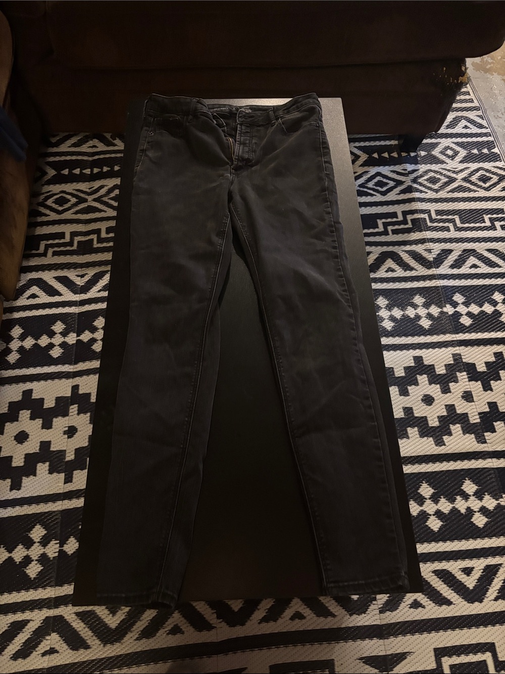 Old Navy Black Rockstar Super Skinny Jeans